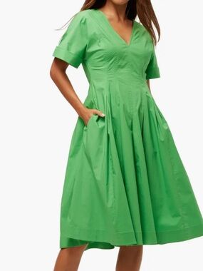 Trina Turk Ashe in Green Midi Dress, Size 2